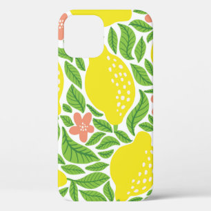 Citroenvruchtenpatroon. Naadloze zomercitruspatser Case-Mate iPhone Case