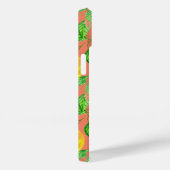 Citroenvruchtpatroon geel perzik roze Case-Mate iPhone case (Achterkant / Rechts)
