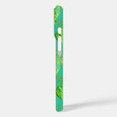 Citroenvruchtpatroon geel turquoise groen Case-Mate iPhone case (Achterkant / Links)