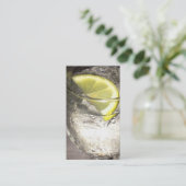 Citroenwater - visitekaartje voor levensmiddelen - (Staand voorkant)
