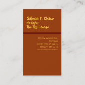 Citroenwater - visitekaartje voor levensmiddelen - (Achterkant)