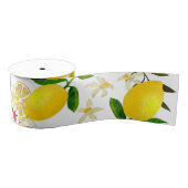 Citroenwit Grosgrain Lint (Spoel)