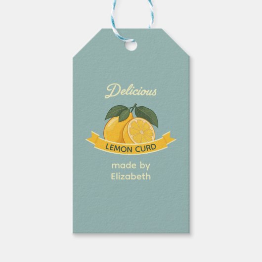 citroenwrongel cadeaulabel (Voorkant)