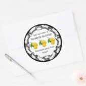 Citroenwrongel Label Personaliseren (Envelop)