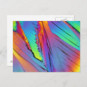 Citroenzuur onder de microscoop briefkaart (Voorkant / Achterkant)