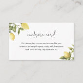 CITRON Citrus Behuizing Invoegen Kaart 3.5 "x2" (Voorkant)