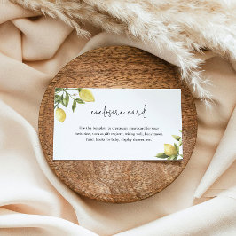 CITRON Citrus Behuizing Invoegen Kaart 3.5 "x2"