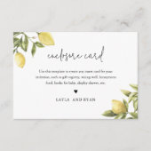 CITRON Citrus Behuizing Invoegen Kaart 5 "x3.5" (Voorkant)