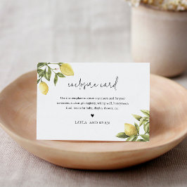 CITRON Citrus Behuizing Invoegen Kaart 5 "x3.5"