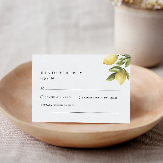 CITRON Citrus RSVP Informatiekaartje