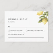 CITRON Citrus RSVP Informatiekaartje (Voorkant)