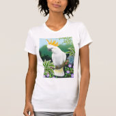 Citron Cockato Dames Petite T-Shirt (Voorkant)