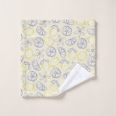 Citron Doodle Patroon Badhanddoek Set Bad Handdoek (Wasdoekje)