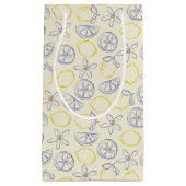 Citron Doodle Patroon Gift Bag Klein Cadeauzakje (Voorkant)
