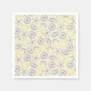 Citron Doodle Patroon servetten