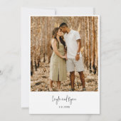 CITRON Lemon Bewaar de datum Fotokaart Kaart (Achterkant)