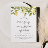 CITRON Lemon Bridal Shower Uitnodiging