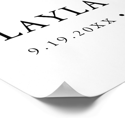 CITRON Lemon Geslacht onthullen Welkom 18x24 Poster (Hoek)