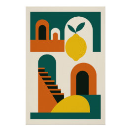 Citron Middellandse Zee - Perfect Poster