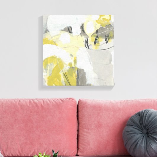 Citron Mist Canvas Afdruk (Insitu (Woonkamer))