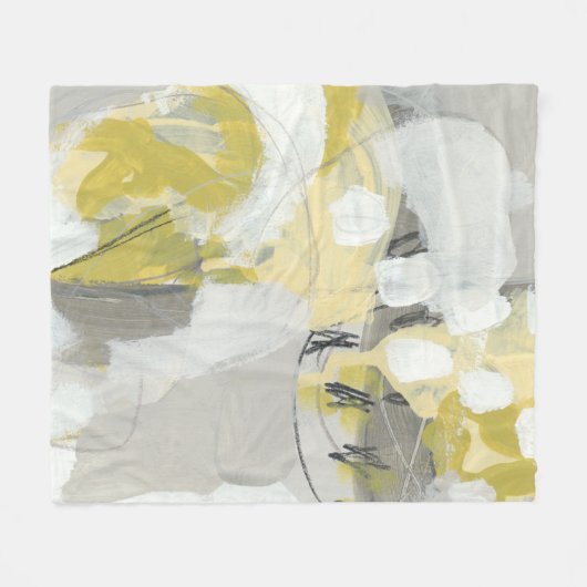 Citron Mist Fleece Deken (Voorkant (Horizontaal))