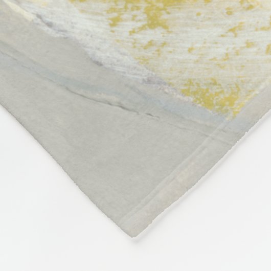 Citron Mist Fleece Deken (Hoek)