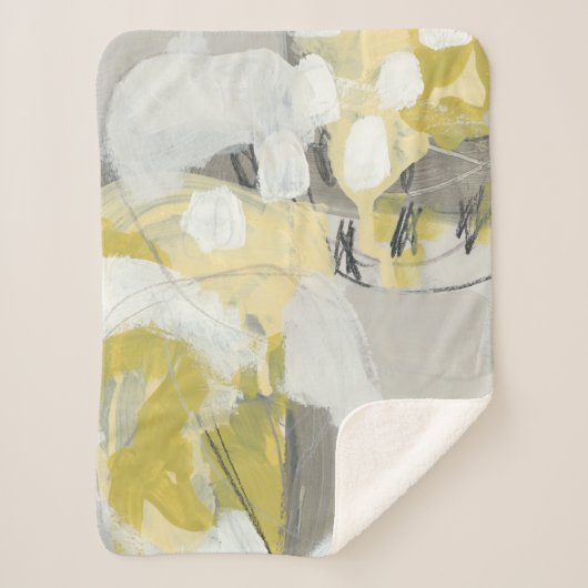 Citron Mist Sherpa Deken (Voorkant)