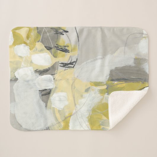 Citron Mist Sherpa Deken (Voorkant (horizontaal))