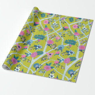 Citron Peony Branch Cadeaupapier