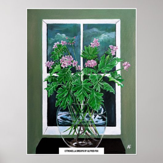 Citronella Dromen Schilderij van Alfred Fox Poster (Voorkant)