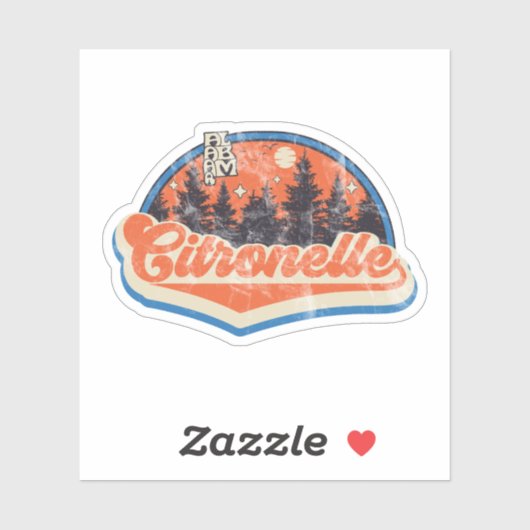Citronelle, Alabama Sticker (Vel)