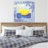 Citrons/Lemons Wall Decor Canvas Afdruk (Insitu (Slaapkamer))