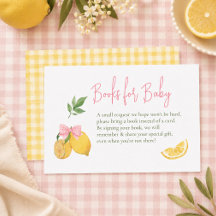 Citrozen roze strik limoen baby shower