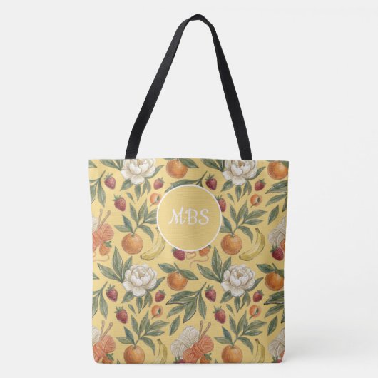 Citrus Aangepaste Ambachtstas Tote Bag (Voorkant)