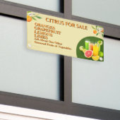 Citrus aanpassen voor kleinhandelsfruitstandaard spandoek (Buitenkant Gebouw)