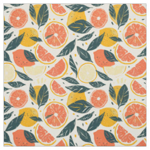 Citrus & Aardbei  Stof