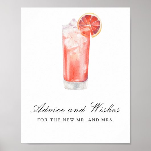 Citrus - Advice and Wishes for Newlyweds Poster (Voorkant)