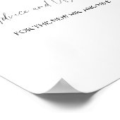 Citrus - Advies en Wensen voor Jonggehuwden Poster (Hoek)