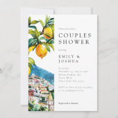 Citrus Amalfi Coast Couples Douche Kaart (Voorkant)