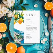 Citrus Amalfi Coast Vrijgezellenfeest Menu