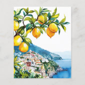 Citrus Amalfi Coast Vrijgezellenfeest Menu (Achterkant)