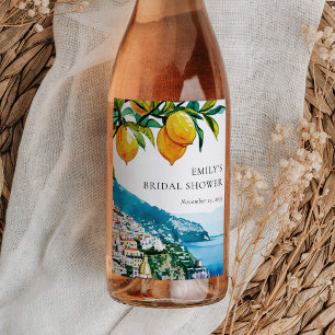 Citrus Amalfi Coast Vrijgezellenfeest Wijn Etiket