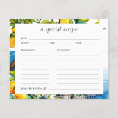 Citrus Amalfi Vrijgezellenfeest Recept Kaart (Voorkant)