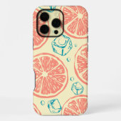 Citrus and Ice Pattern  iPhone Hoesje (Achterkant)