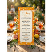 Citrus Aperol Spritz Feestmenu Menu