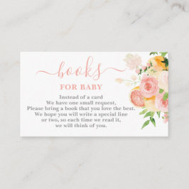 Citrus Baby shower Books for Baby Girl Kaart