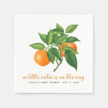 Citrus Baby Shower Er is een Klein Schattig Kindje