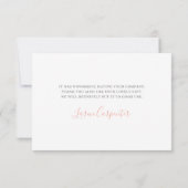 Citrus Baby shower Girl Hartelijk dank Bedankkaart (Achterkant)