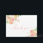 Citrus Baby shower Girl Hartelijk dank Bedankkaart<br><div class="desc">Citrus Baby shower meisje bedankt je kaarten</div>