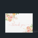 Citrus Baby shower Girl Hartelijk dank Bedankkaart<br><div class="desc">Citrus Baby shower meisje bedankt je kaarten</div>